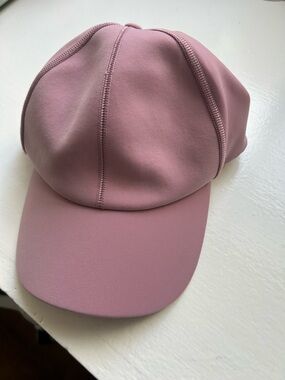 lululemon mauve pink performance baseball cap